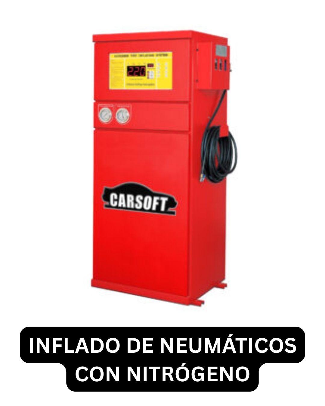 Inflado de neumaticos con nitrogeno